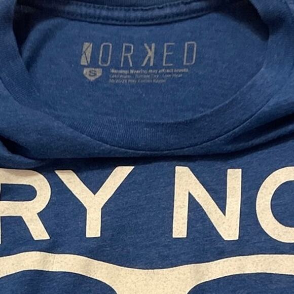 Chicago cubs Korked Try not to suck. Blue T-shirt, size small. - Picture 3 of 3